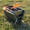 Khaki green portable suitcase BBQ