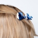 Mini hair claw clips in whales design 