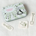Garden-themed plasters in a tin with illustrated plasters shown.