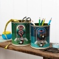 set of two medium storage tins in coconut milk