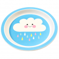 Happy Cloud Bamboo Plate