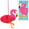 Flamingo Honeycomb Decoration