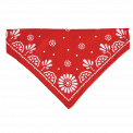 Large Red Paisley Dog Bandana