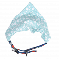Large Turquoise Ditsy Floral Dog Bandana