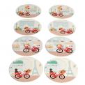 Le Velo Coasters (set Of 8)