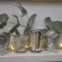 Fluted Antique Glass Tealight Holder