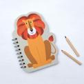 Charlie The Lion Spiral Notebook