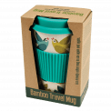 Love Birds Bamboo Travel Mug