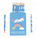 Magical Unicorn Colouring Pencils (set Of 10)