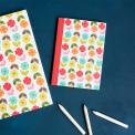 Mid Century Poppy A6 Notebook