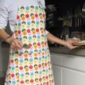 Mid Century Poppy Apron