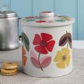 Mid Century Poppy Biscuit Barrel