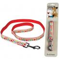 Mid Century Poppy Dog Lead