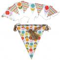 Mid Century Poppy Paper Bunting