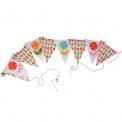 Mid Century Poppy Paper Bunting