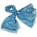 Midnight Waterfall Cotton Scarf