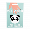 Miko The Panda Nail Stickers (pack Of 25)