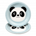 Miko The Panda Paper Plates (set Of 8)
