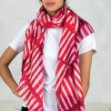 Milano Red Cotton Scarf