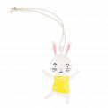 Mini Yellow Tshirt Bunny Decoration