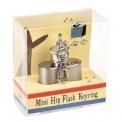 Modern Man Keyring Hip Flask