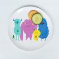 Monsters Of The World Melamine Plate