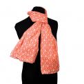 Mosaic Coral Cotton Scarf