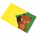 Beaver Animal Friend Card