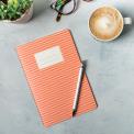 Orange Abstract A5 Notebook