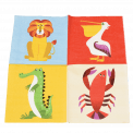 Pack Of 20 Colourful Creatures Cocktail Napkins