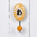 Painted Ceramic Letter Hook B