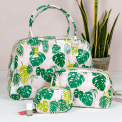 Tropical Palm Make Up Bag