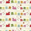 Party Train Gift Wrapping Paper (5 Sheets)