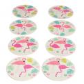 Flamingo Bay Coasters (set Of 8)