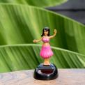 Pink Hula Dancer Solar Powered