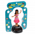 Pink Hula Dancer Solar Powered