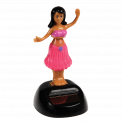 Pink Hula Dancer Solar Powered