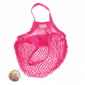 Pink Organic Cotton Net Bag