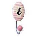 Painted Ceramic Letter Hook E