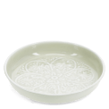 enamel trinket dish in light grey