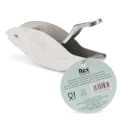 Fish‑shaped stainless steel manual lemon squeezer with tag 