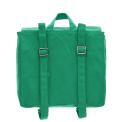 Back of children’s backpack with adjustable shoulder straps and top carry handle.