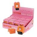 Display box of 12 Kitten Roller Stamps.