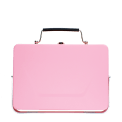 Pink portable barbecue suitcase