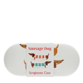 Sausage dog patterned sunglasses case 