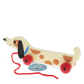 Wooden pull toy - Charlie the Sausage Dog