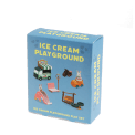 Ice Cream Playground play set retail box featuring toy playground and ice cream van illustrations.