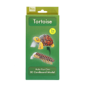 Make Your Own Tortoise 3D cardboard model kit in retail box.