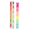 Teddy bear stacked highlighter pen in a vertical bear design with retail box