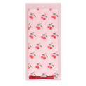 Cherry print magnetic shopping list notepad with pencil and pink backing board
